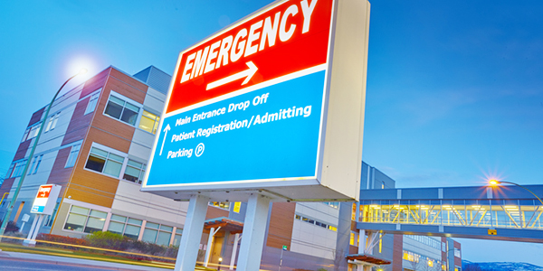Hospital emergeny sign