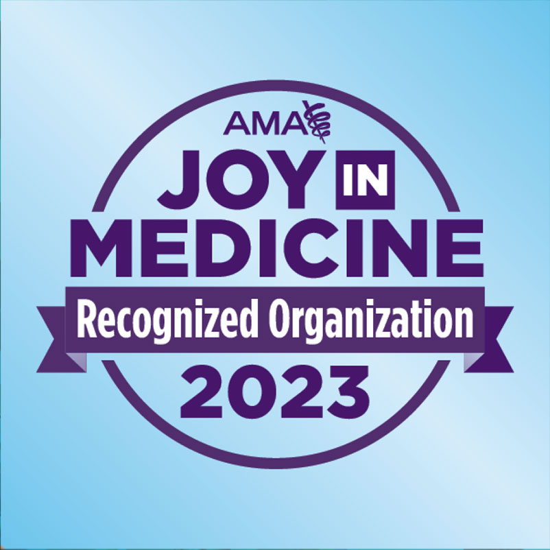Joy in medicine recognized organization 2023.